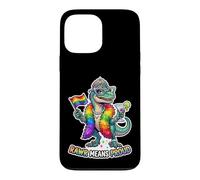 Carcasa para iPhone 13 Pro MAX Fabuloso Rainbow Pride-o-Saurus Rex