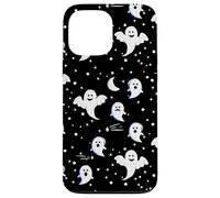 Carcasa para iPhone 13 Pro MAX Fantasmas adorables Cielo Nocturno Halloween Fantasma