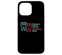 Carcasa para iPhone 13 Pro MAX Febrero es el Mes Nacional de la Salud Dental Inf