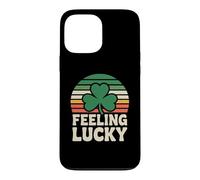 Carcasa para iPhone 13 Pro MAX Feeling Lucky Retro Casino Humor St Patricks Day Vibes