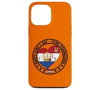Carcasa para iPhone 13 Pro MAX Feliz Día del Rey Holandés Fiyne Koningsdag Bandera de los Países Bajos