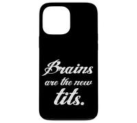 Carcasa para iPhone 13 Pro MAX Feminismo Brains Are The New Tits Divertido Regalo Feminista