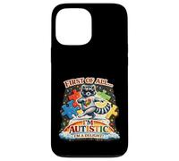 Carcasa para iPhone 13 Pro MAX First of All I'm a Delight Funny Raccoon Autism Awareness