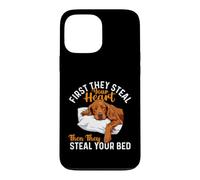 Carcasa para iPhone 13 Pro MAX First They Steal Your Heart - Setter irlandés Red Setter Dad