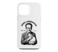 Carcasa para iPhone 13 Pro MAX Física cuántica Erwin Schrodinger Cat Equation Science