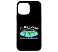 Carcasa para iPhone 13 Pro MAX Flat Earth Society - Camiseta con diseño de Globo para Todos los Miembros