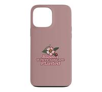 Carcasa para iPhone 13 Pro MAX Florece Donde estás Plantado Monarca Oruga