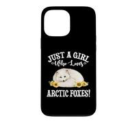 Carcasa para iPhone 13 Pro MAX Flowers Womens Kids Just A Girl Who Loves Arctic Foxes Lover