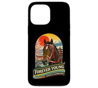 Carcasa para iPhone 13 Pro MAX Forever Young Horse, Carreras de Caballos, del Mar, Santa Anita