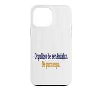 Carcasa para iPhone 13 Pro MAX Frase Orgullo Andaluz Identidad Cultural Española