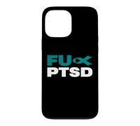 Carcasa para iPhone 13 Pro MAX FU PTSD Awareness - Camiseta de Manga Corta, diseño con Texto en inglés