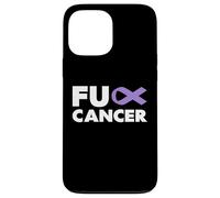 Carcasa para iPhone 13 Pro MAX Fuck Cancer - Camiseta con Texto en alemán Fuck Esophageal Cancer Awareness