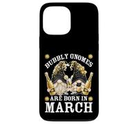 Carcasa para iPhone 13 Pro MAX Funny Champagne Birthday Gnomes For Women Are Born In March
