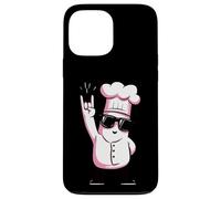 Carcasa para iPhone 13 Pro MAX Funny Chef Rockstar Cook Retro Style Rosa Diseño