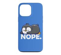 Carcasa para iPhone 13 Pro MAX Funny Chibi Anime Kawai Kids Sleep Nap Nope Penguin Lover