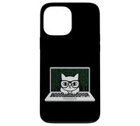 Carcasa para iPhone 13 Pro MAX Funny Coding Cat Computer Tech Ingeniero desarrollador de Software