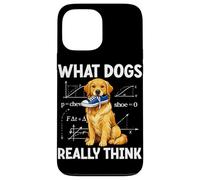 Carcasa para iPhone 13 Pro MAX Funny Dog What Dogs Really Think Masticar Zapato Humor