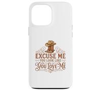 Carcasa para iPhone 13 Pro MAX Funny Excuse Me You Look Like You Love Me Botas Cowboy