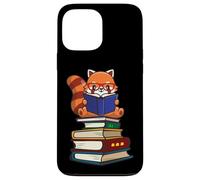 Carcasa para iPhone 13 Pro MAX Funny Kawaii Kids Read Books Red Panda Lover
