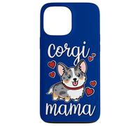 Carcasa para iPhone 13 Pro MAX Funny Kawaii Mama Mom Cardigan Blue Merle Corgi Lover
