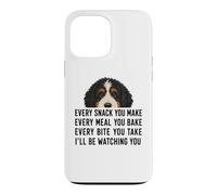 Carcasa para iPhone 13 Pro MAX Funny Mens Womens Every Snack Make Begging Bernedoodle Dog