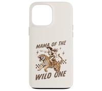 Carcasa para iPhone 13 Pro MAX Funny Mom Tiger Riding. Western Cowboy Mama of The Wild One