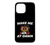 Carcasa para iPhone 13 Pro MAX Funny Night Owl Coffee Wake Me At Dawn Morning Sarcasm