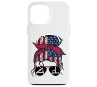 Carcasa para iPhone 13 Pro MAX Funny Reformer Pilates Moño desordenado