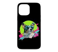 Carcasa para iPhone 13 Pro MAX Funny Retro Vintage 80s 90s Cardigan Blue Merle Corgi Lover