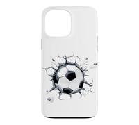 Carcasa para iPhone 13 Pro MAX Fútbol Amor Futbolista Europeo Funny Ball Burst Goal