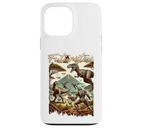 Carcasa para iPhone 13 Pro MAX Futuristic Dinosaur Battle Sci Fi Action Art Warrior