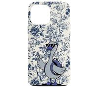 Carcasa para iPhone 13 Pro MAX Gafas de Sol Chinoiserie Floral Azul Supercute Cool Goose