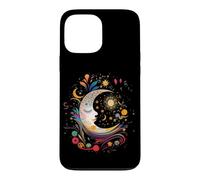 Carcasa para iPhone 13 Pro MAX Galaxy Night Sky Moon Lunar Stars Sun Love