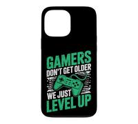 Carcasa para iPhone 13 Pro MAX Gamers Don't Get Older We Just Level Up Funny Gamer Retro