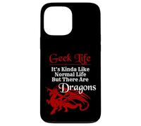 Carcasa para iPhone 13 Pro MAX Geek Life Es un Poco como la Vida Normal, Pero Hay Dragones