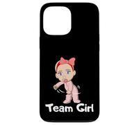 Carcasa para iPhone 13 Pro MAX Gender Reveal Party Team Girl Cute Flossing Baby Floss Gift