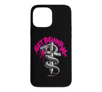 Carcasa para iPhone 13 Pro MAX Get Behind Me Mark 8:33 Cita de Jesús Cruz de Serpiente Cristiana