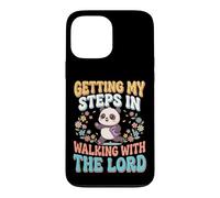Carcasa para iPhone 13 Pro MAX Getting My Steps In Walking with The Lord