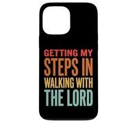 Carcasa para iPhone 13 Pro MAX Getting My Steps In Walking with The Lord