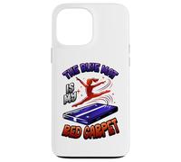 Carcasa para iPhone 13 Pro MAX Gimnasia Alfombra Azul Alfombra Roja Cita Gimnasta