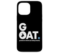 Carcasa para iPhone 13 Pro MAX Goat Greatest of All Time at Eating Snacks