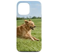 Carcasa para iPhone 13 Pro MAX Golden Retriever Perro Corriendo Campo Abierto Soleado Escena Al