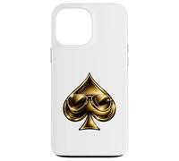 Carcasa para iPhone 13 Pro MAX Golden Spade Sunglasses Poker Casino Lucky Symbol