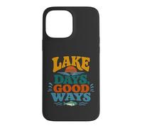 Carcasa para iPhone 13 Pro MAX Good Ways Pesca Atardecer Agua Vibes
