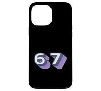 Carcasa para iPhone 13 Pro MAX Gráfico de 67 Nerdy Science Shadow Number