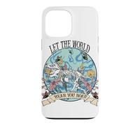 Carcasa para iPhone 13 Pro MAX Gráfico Floral de Dinosaurio Hear You Roar Empowerment