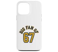Carcasa para iPhone 13 Pro MAX Gran Fan De 67 Vintage Athletic Número Deportes Cumpleaños Meme