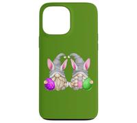 Carcasa para iPhone 13 Pro MAX Green Easter Gnomes For Women Cute Easter Eggs & Bunny Ears