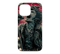 Carcasa para iPhone 13 Pro MAX Gritando Cantante Onda Japonesa Luna Roja Dark Rock Vocal