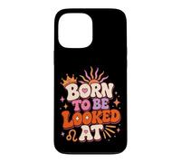 Carcasa para iPhone 13 Pro MAX Groovy Leo Zodiac Retro Nacido para Ser Mirado En Astrología